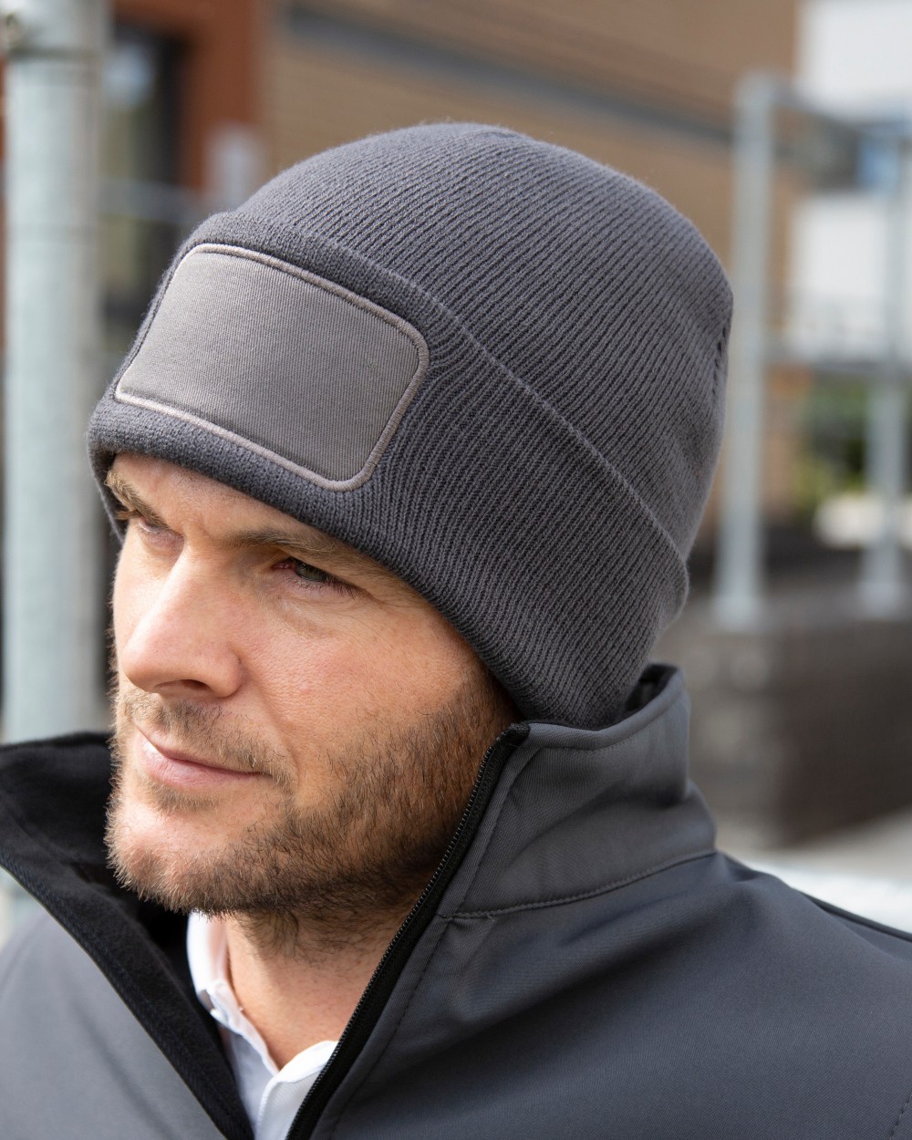 RESULT Bedruckbare Doppelstrickmütze Mützen personalisierbar