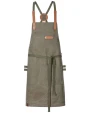 EXNER Bib Apron Canvas With Decorative Label Schürzen personalisierbar