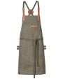 EXNER Bib Apron Canvas With Decorative Label Schürzen personalisierbar