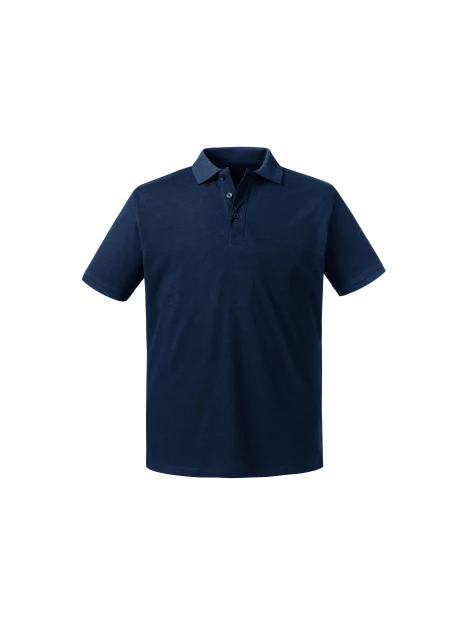 RUSSELL MEN'S PURE ORGANIC POLO /api/colors/dac7f052-16c9-4080-ba5c-aefc702fb74b personnalisable