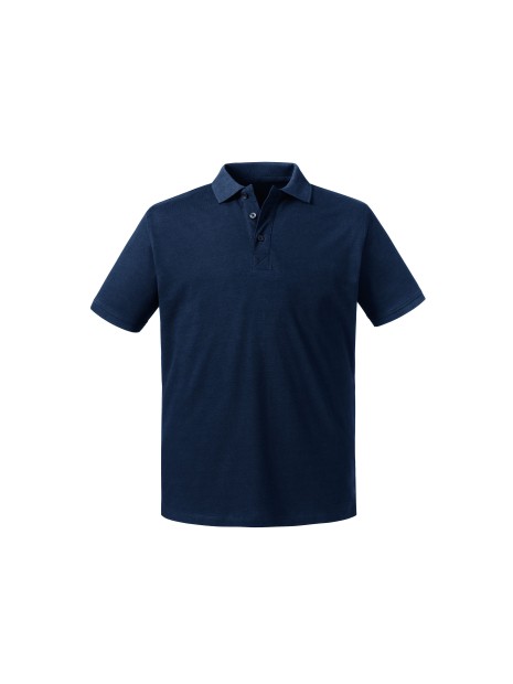 RUSSELL MEN'S PURE ORGANIC POLO /api/colors/dac7f052-16c9-4080-ba5c-aefc702fb74b personnalisable