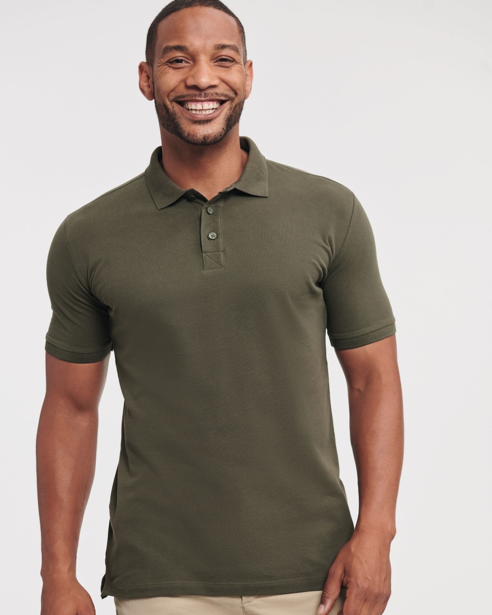 Polo's RUSSELL MEN'S PURE ORGANIC POLO voor bedrukking &amp; borduring