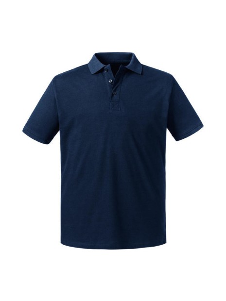 RUSSELL MEN'S PURE ORGANIC POLO  personnalisable