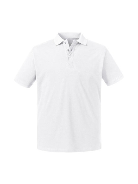 RUSSELL MEN'S PURE ORGANIC POLO  personnalisable