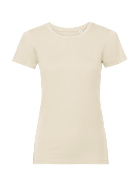 RUSSELL LADIES' PURE ORGANIC TEE /api/colors/e4673c21-e8cb-492b-aa0c-b227b8618401 personnalisable