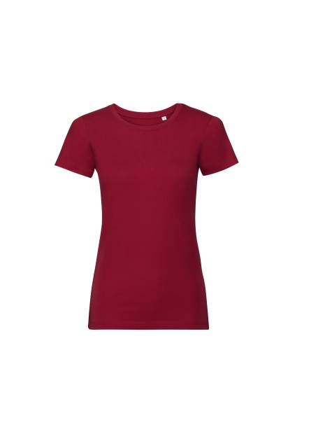RUSSELL LADIES' PURE ORGANIC TEE /api/colors/f7def30f-cf00-4a4e-8048-9f030f6d3017 personnalisable