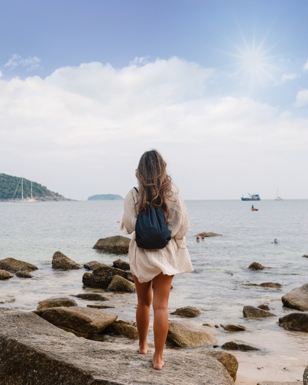 Sacs & Bagagerie personnalisable 4DO Sac à dos à cordon en denim recyclé Impact AWARE™