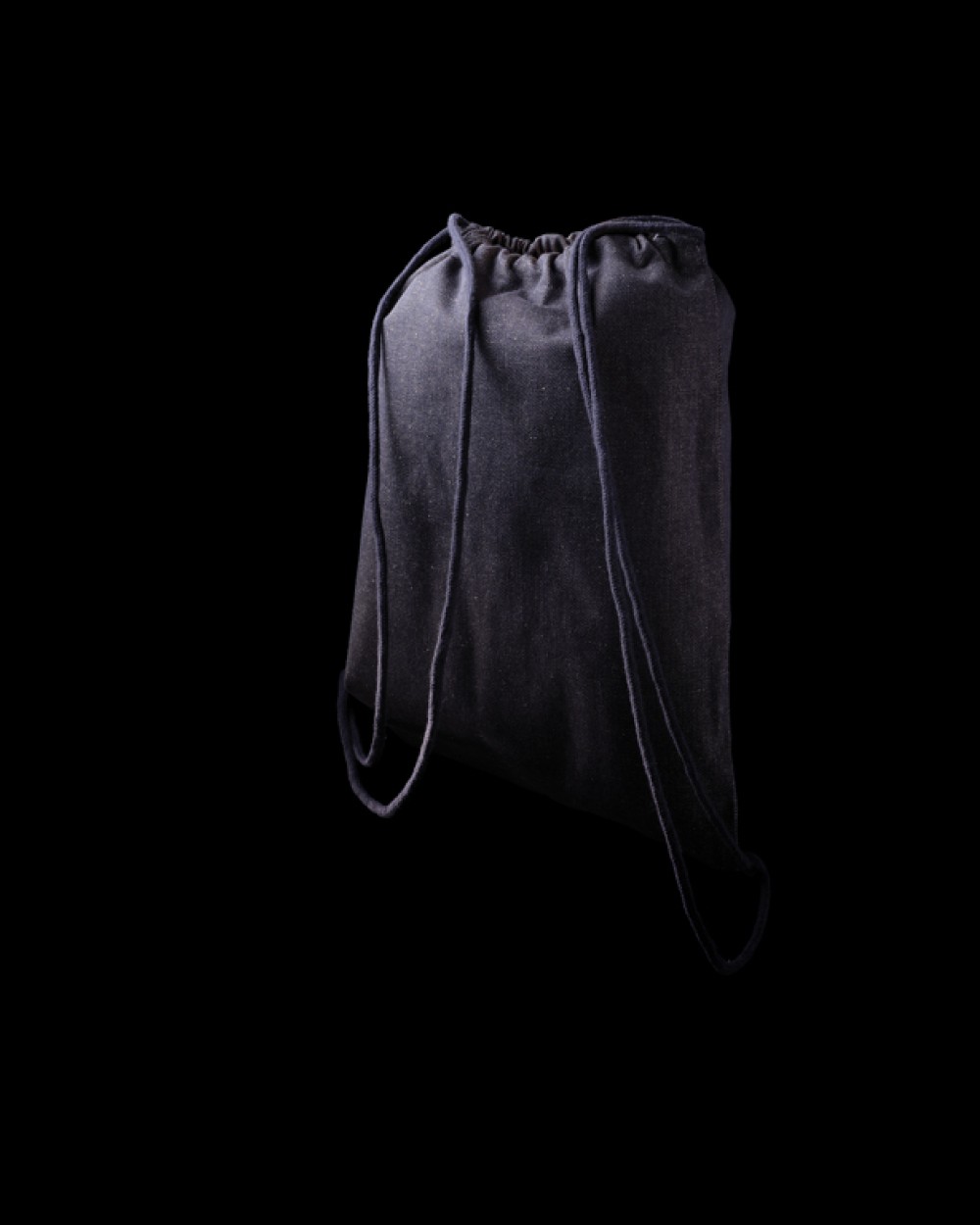 4DO Impact AWARE™ Rucksack aus recyceltem Denim mit Kordelzug Taschen personalisierbar