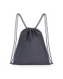 4DO Impact AWARE™ Rucksack aus recyceltem Denim mit Kordelzug Taschen personalisierbar