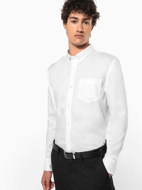 Chemises à personnaliser KARIBAN Chemise manches longues sans repassage 