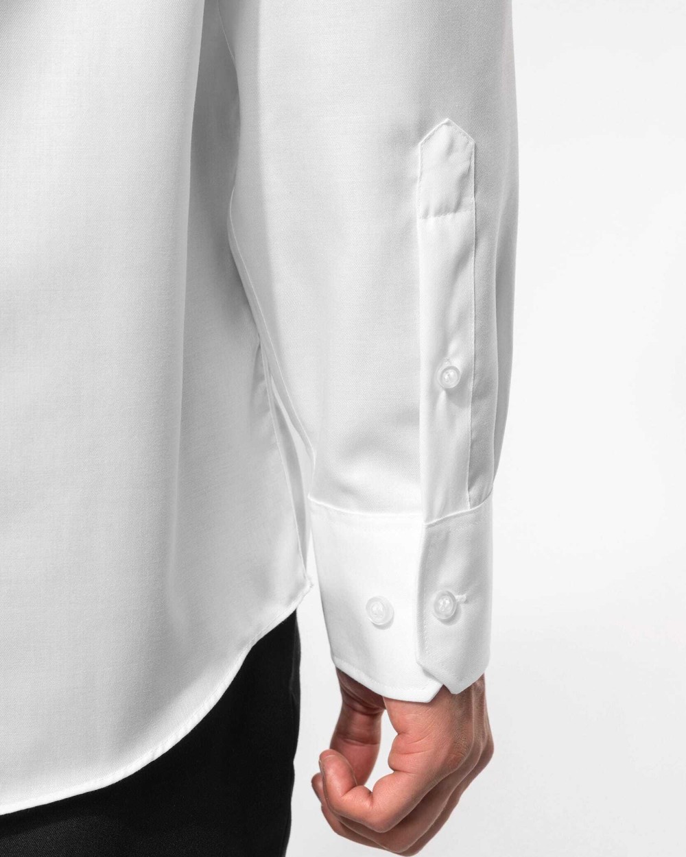 Hemden KARIBAN Heren non-iron overhemd lange mouwen voor bedrukking &amp; borduring