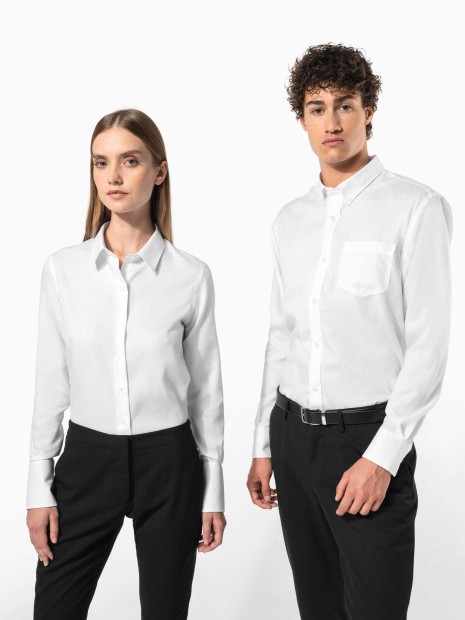 Chemises à personnaliser KARIBAN Chemise manches longues sans repassage 