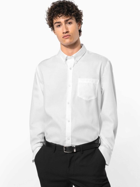 Chemises à personnaliser KARIBAN Chemise manches longues sans repassage 