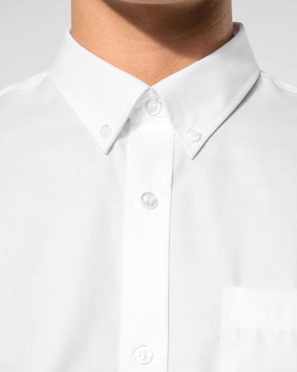 Hemden KARIBAN Heren non-iron overhemd lange mouwen voor bedrukking &amp; borduring