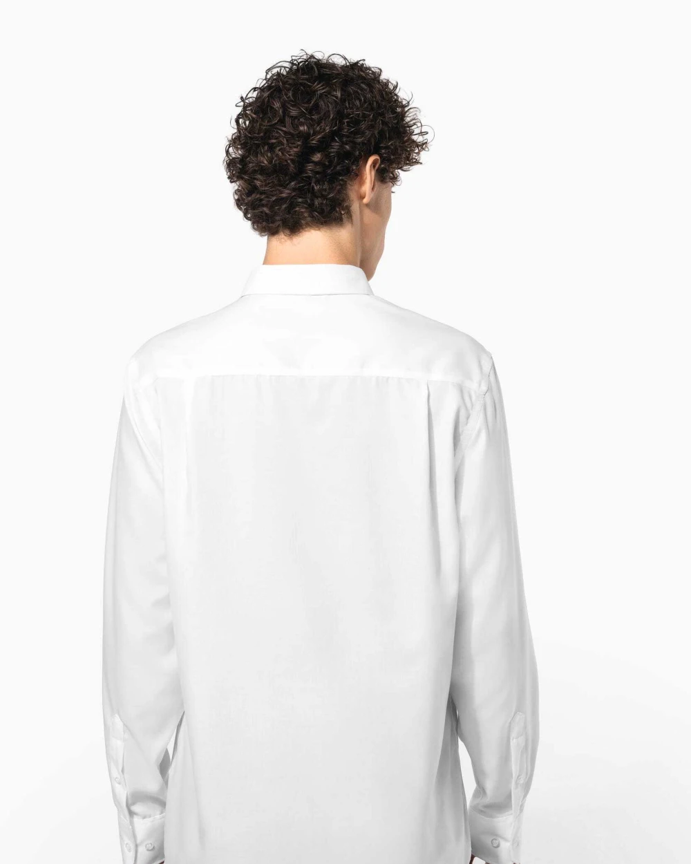 Hemden KARIBAN Heren non-iron overhemd lange mouwen voor bedrukking &amp; borduring