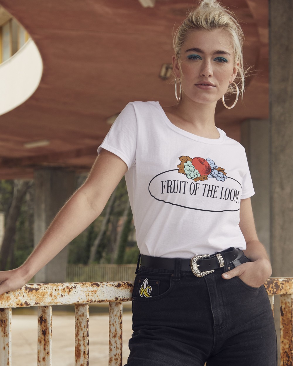 T-shirts FOL LADIES VINTAGE T LARGE LOGO voor bedrukking &amp; borduring