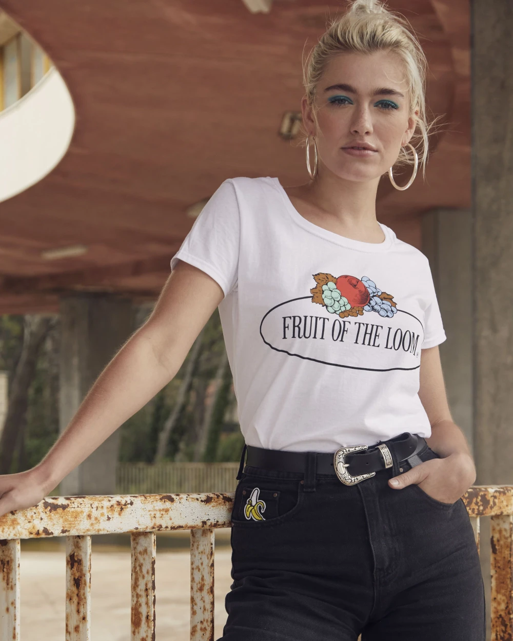 FOL LADIES VINTAGE T LARGE LOGO T-Shirts personalisierbar
