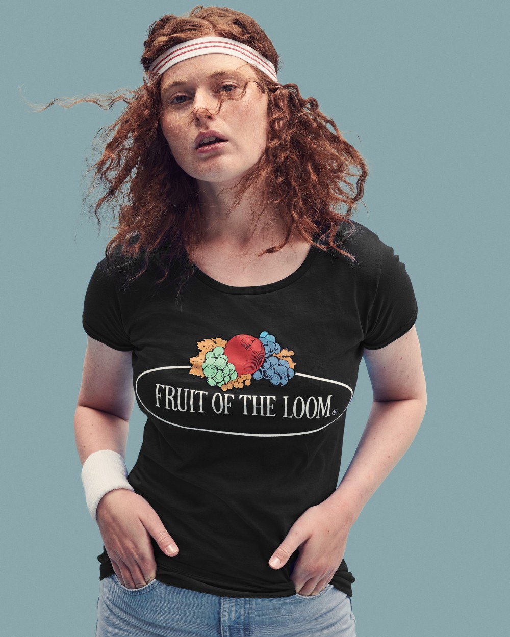 FOL LADIES VINTAGE T LARGE LOGO T-Shirts personalisierbar