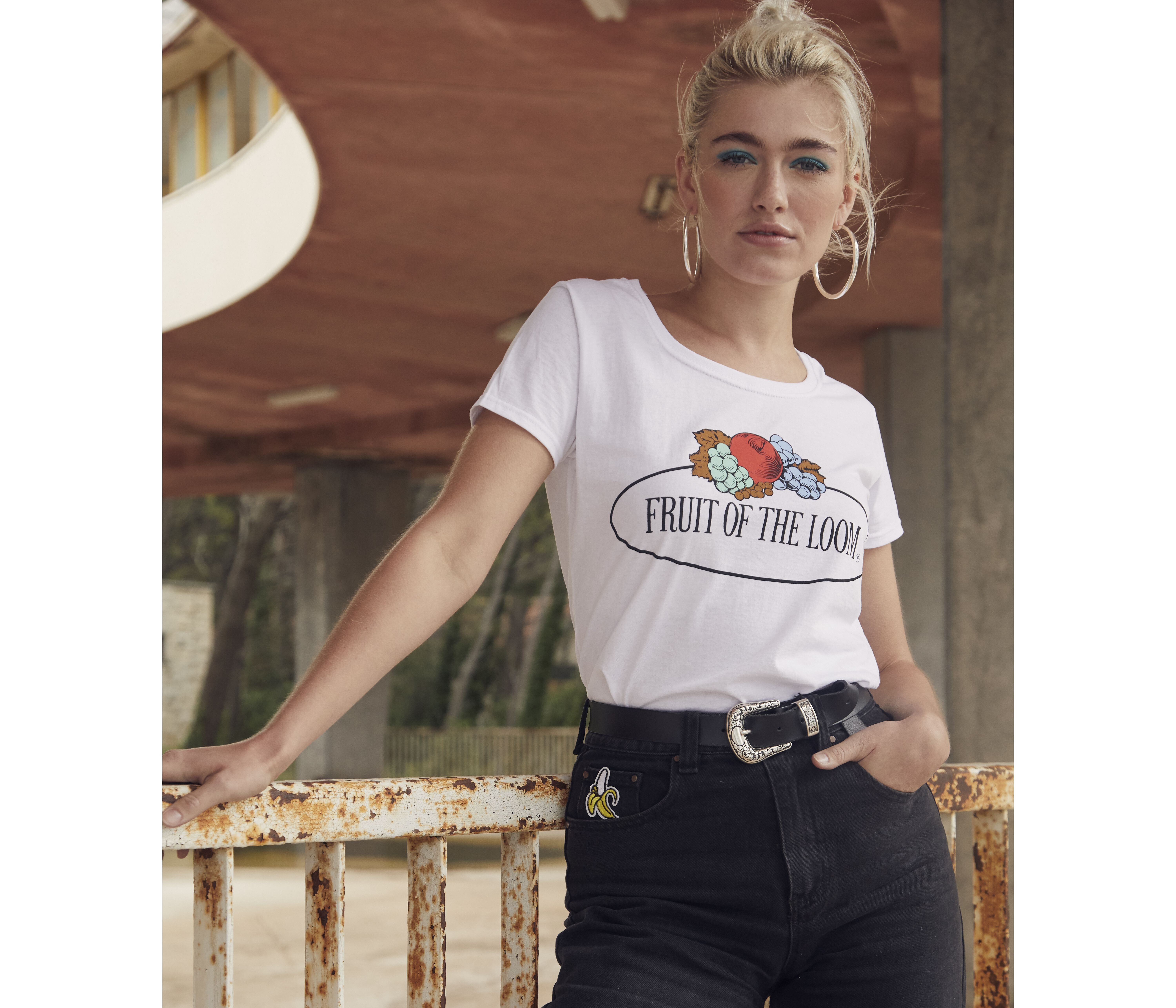 T-shirts FOL LADIES VINTAGE T LARGE LOGO voor bedrukking &amp; borduring