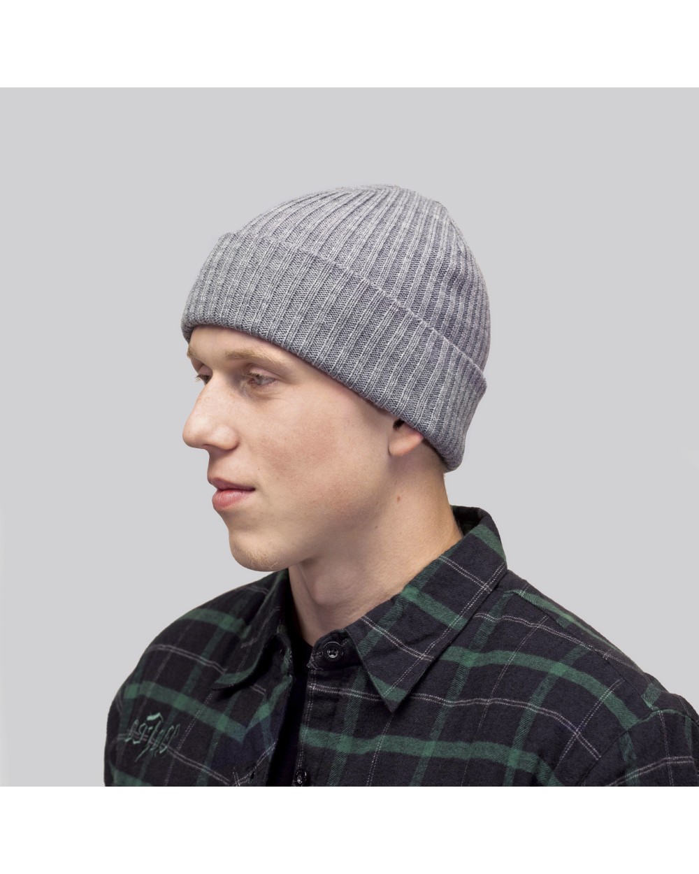 Bonnets personnalisable BRAIN WAVES POLYLANA® Rib Beanie With Cuff