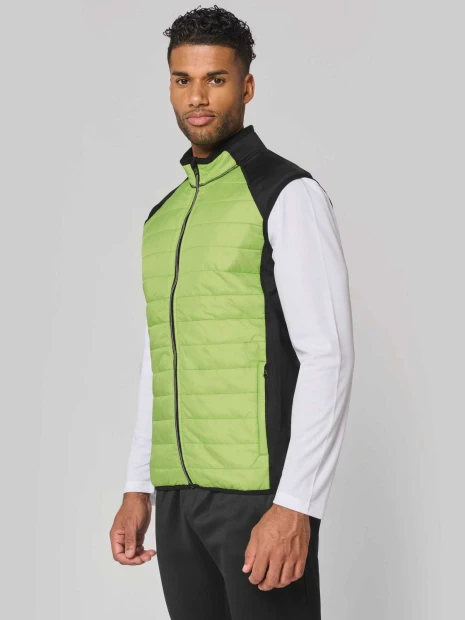 Vestes à personnaliser PROACT Veste sport bi-matière sans manches unisexe 