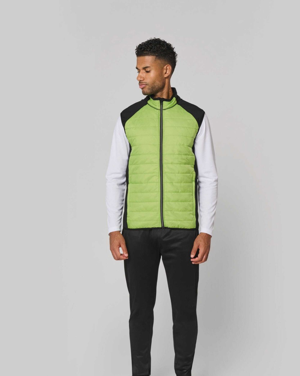 Vestes personnalisable PROACT Veste sport bi-matière sans manches unisexe