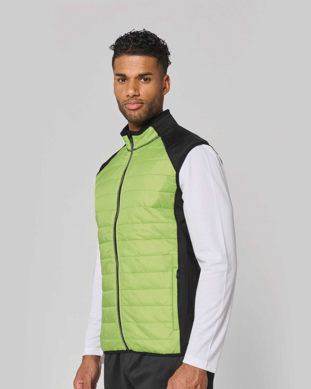 Vestes personnalisable PROACT Veste sport bi-matière sans manches unisexe