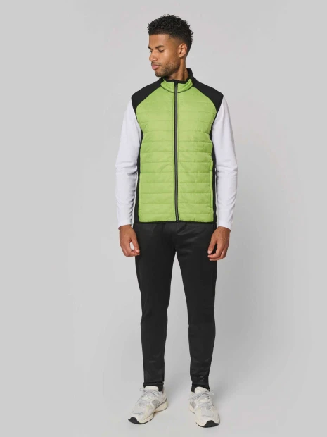 Vestes à personnaliser PROACT Veste sport bi-matière sans manches unisexe 