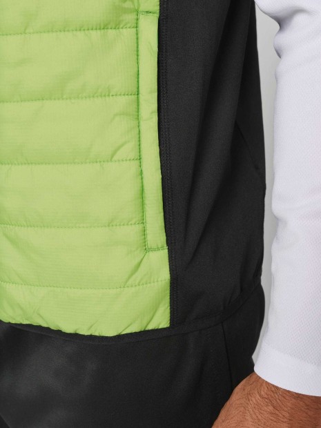 Vestes à personnaliser PROACT Veste sport bi-matière sans manches unisexe 