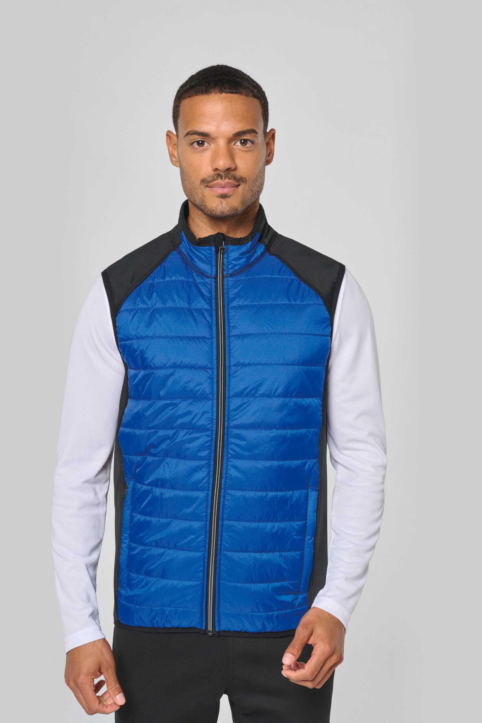 Vestes personnalisable PROACT Veste sport bi-matière sans manches unisexe