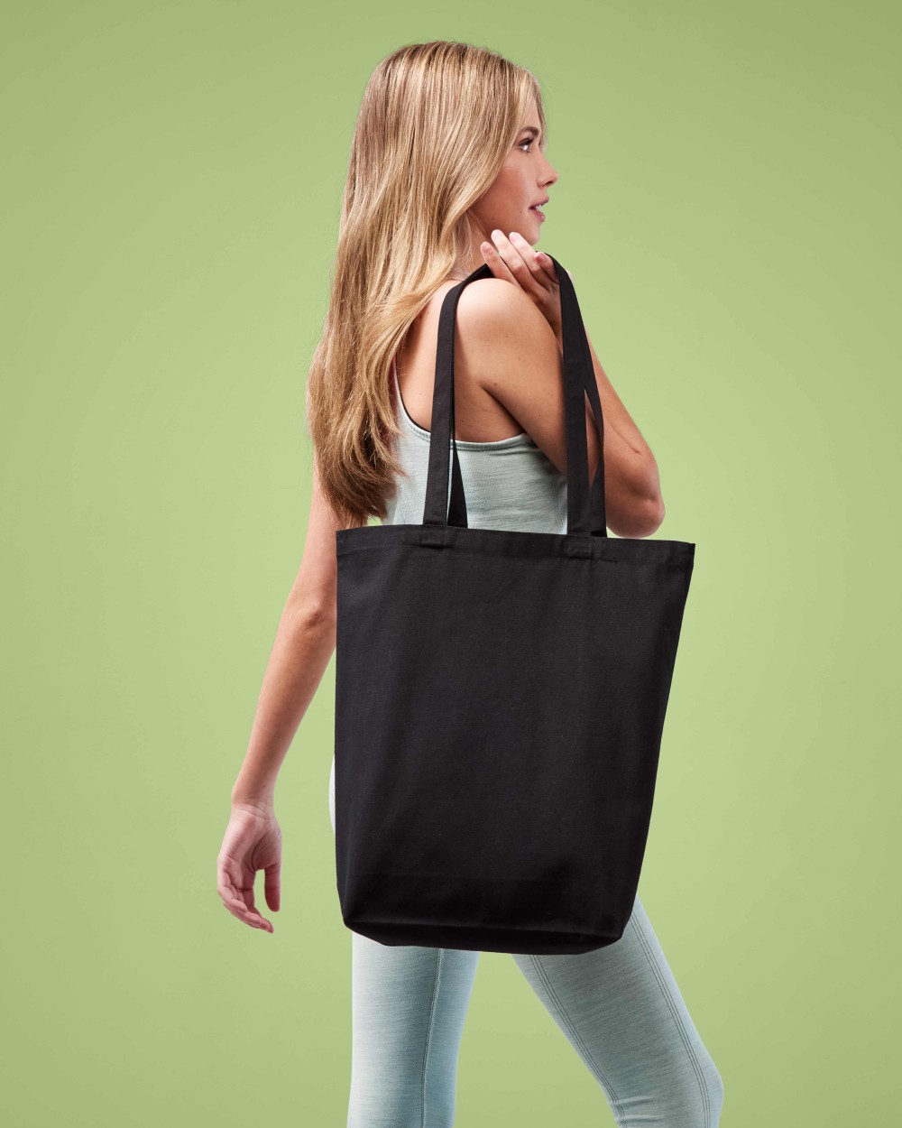 NUTSHELL Recycled premium canvas ‘flat base’ shopper Taschen personalisierbar