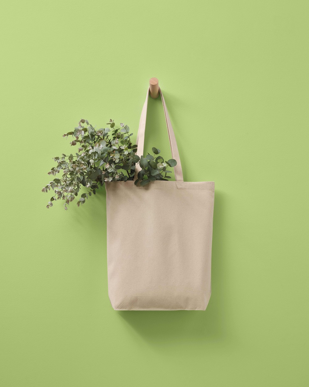 Tassen & Zakken NUTSHELL Recycled premium canvas ‘flat base’ shopper voor bedrukking &amp; borduring