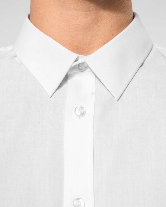 Chemises personnalisable Kariban Chemise popeline polycoton sans poche entretien facile homme