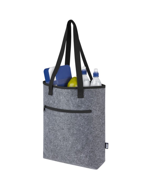 4DO Felta Kühltragetasche aus GRS-recyceltem Filz 12 L Taschen personalisierbar
