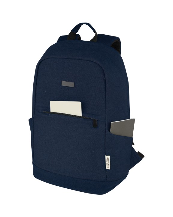 4DO Joey 15,6 Zoll Anti-Diebstahl Laptop Rucksack 18 L aus GRS-recyceltem Canvas Taschen personalisierbar