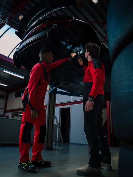 Softshells à personnaliser PROJOB 3120 SWEATHSIRT BI MATIERE CAPUCHE CONTRASTEE 