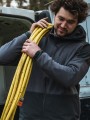 Softshells à personnaliser PROJOB 3120 SWEATHSIRT BI MATIERE CAPUCHE CONTRASTEE 