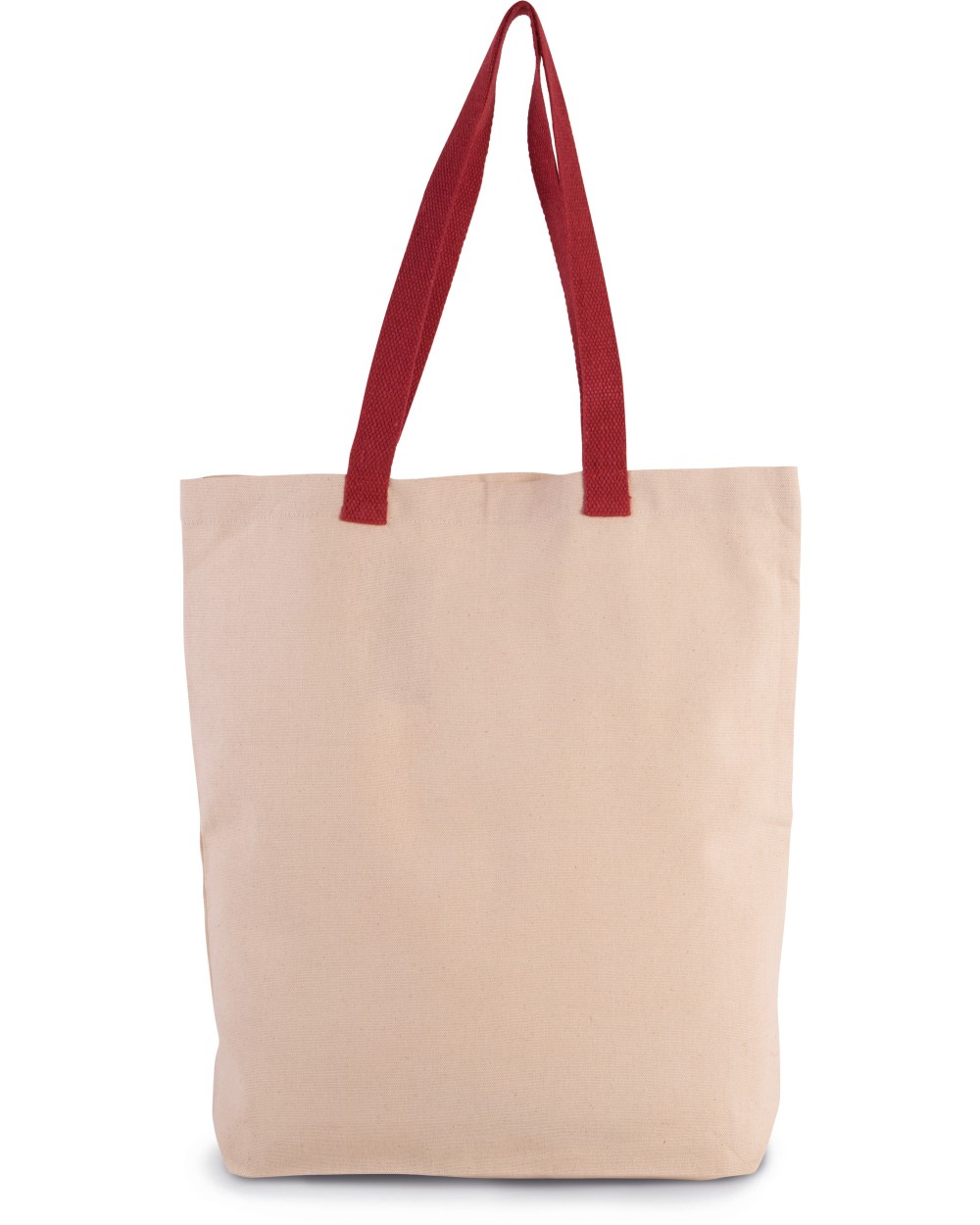 Tote bags personnalisable KIMOOD Sac shopping à soufflet avec poignées contrastées