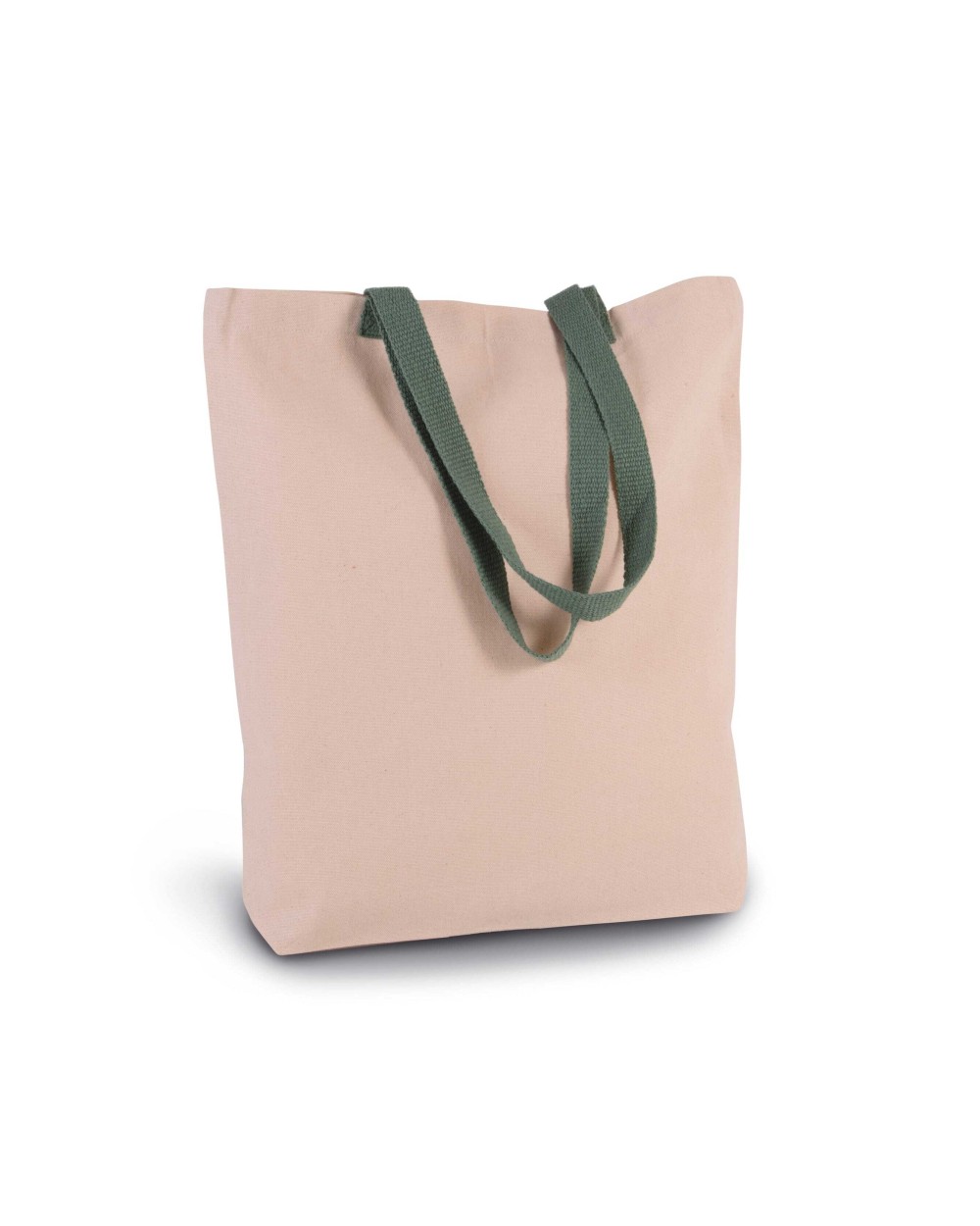 Tote bags personnalisable KIMOOD Sac shopping à soufflet avec poignées contrastées