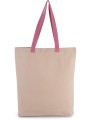 KIMOOD Sac shopping à soufflet avec poignées contrastées /api/colors/2d5863e1-ca60-412f-8d37-a2bd8a9a996d personnalisable