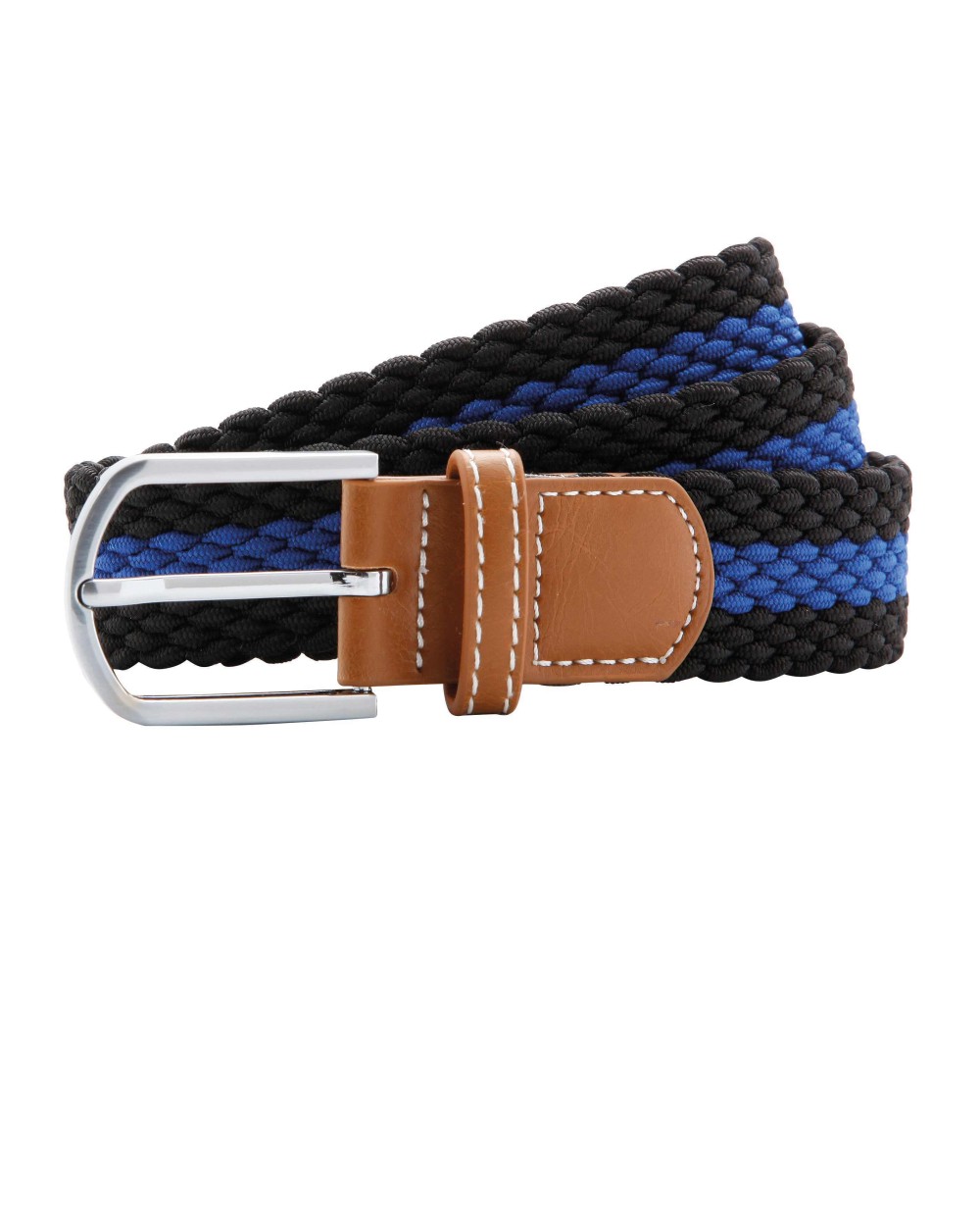 ASQUITH & FOX Two-colour stripe braid stretch belt Zubehör personalisierbar