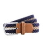 ASQUITH & FOX Two-colour stripe braid stretch belt Zubehör personalisierbar