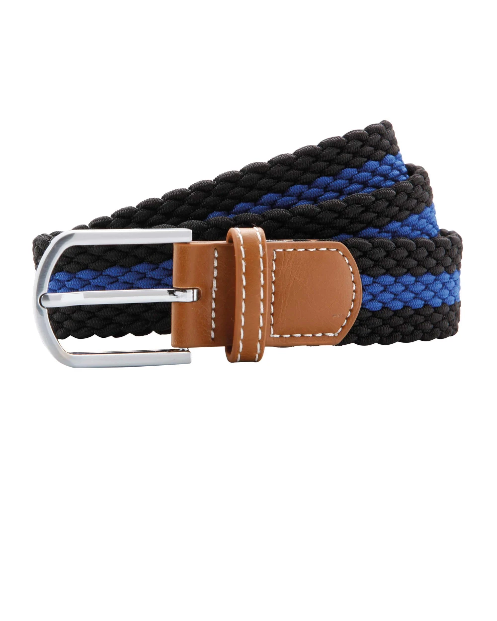 ASQUITH & FOX Two-colour stripe braid stretch belt Zubehör personalisierbar