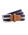 Benodigdheden ASQUITH & FOX Two-colour stripe braid stretch belt voor bedrukking &amp; borduring