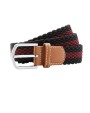 Benodigdheden ASQUITH & FOX Two-colour stripe braid stretch belt voor bedrukking &amp; borduring