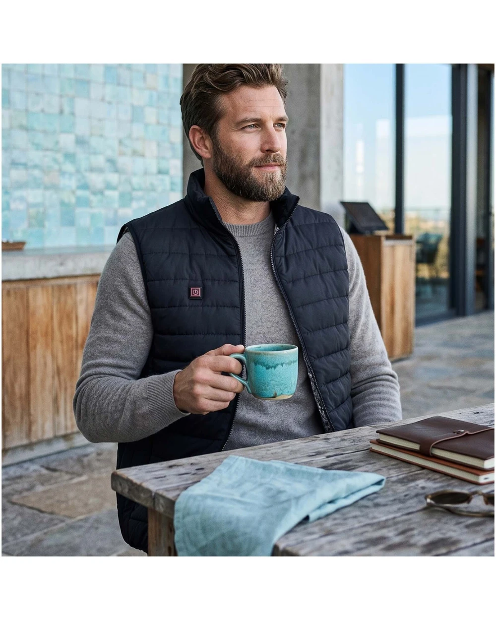 Paraplu's SCX.DESIGN SCX.design G03 ThermoVest verwarmde bodywarmer voor bedrukking &amp; borduring