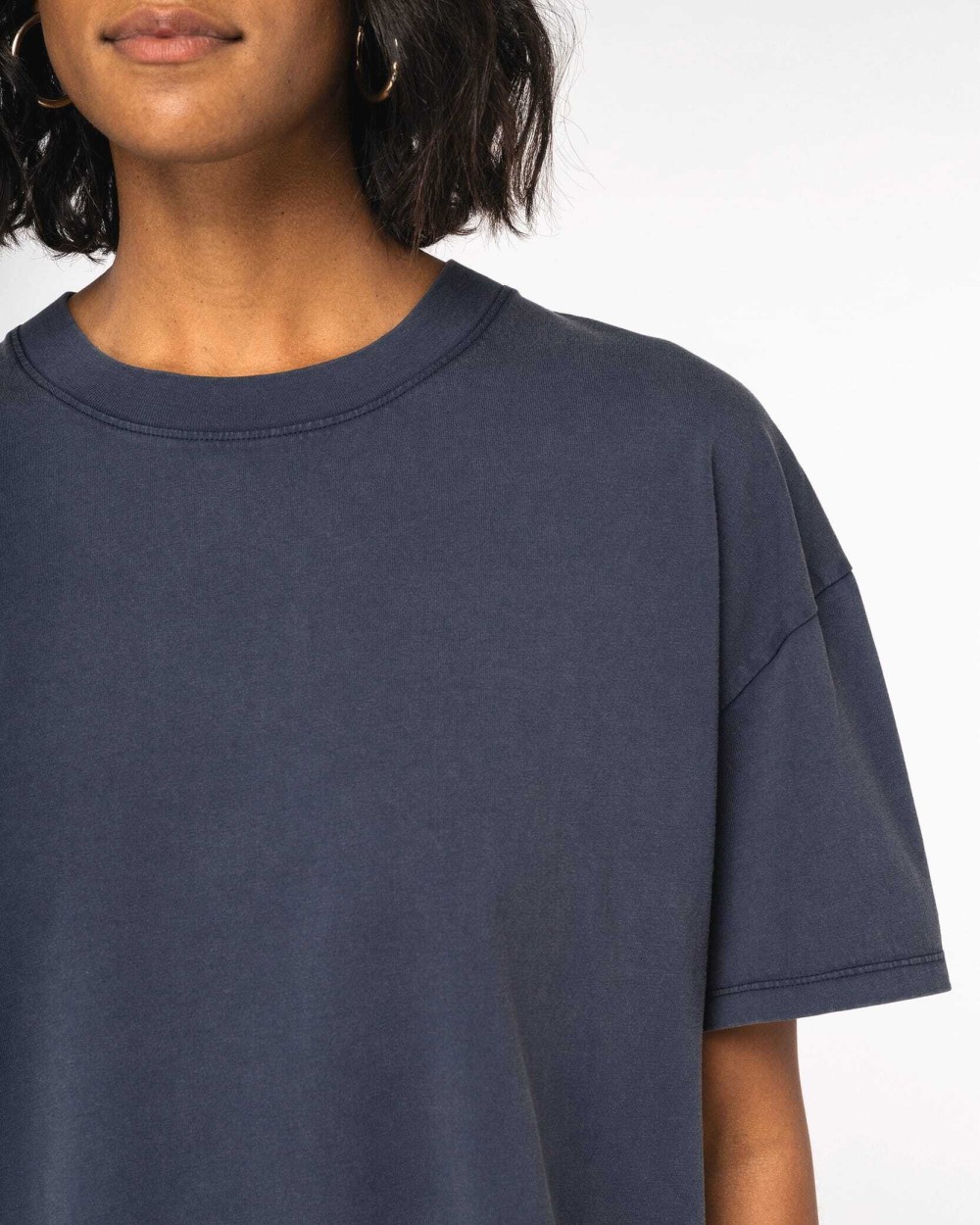 T-shirts NATIVE SPIRIT Ecologisch oversized verwassen t-shirt voor bedrukking &amp; borduring