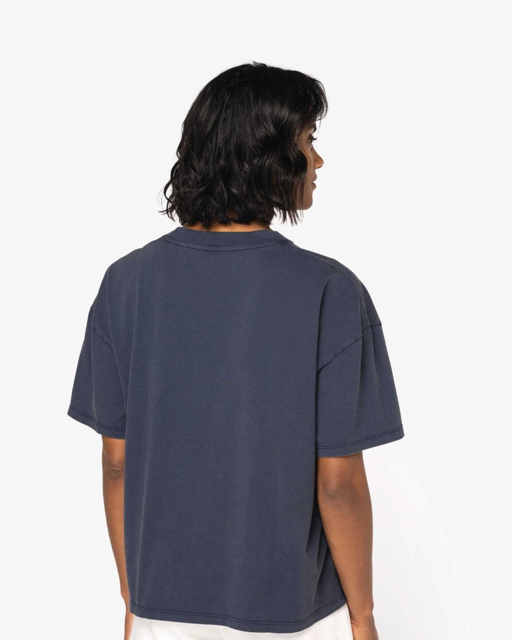 T-shirts NATIVE SPIRIT Ecologisch oversized verwassen t-shirt voor bedrukking &amp; borduring