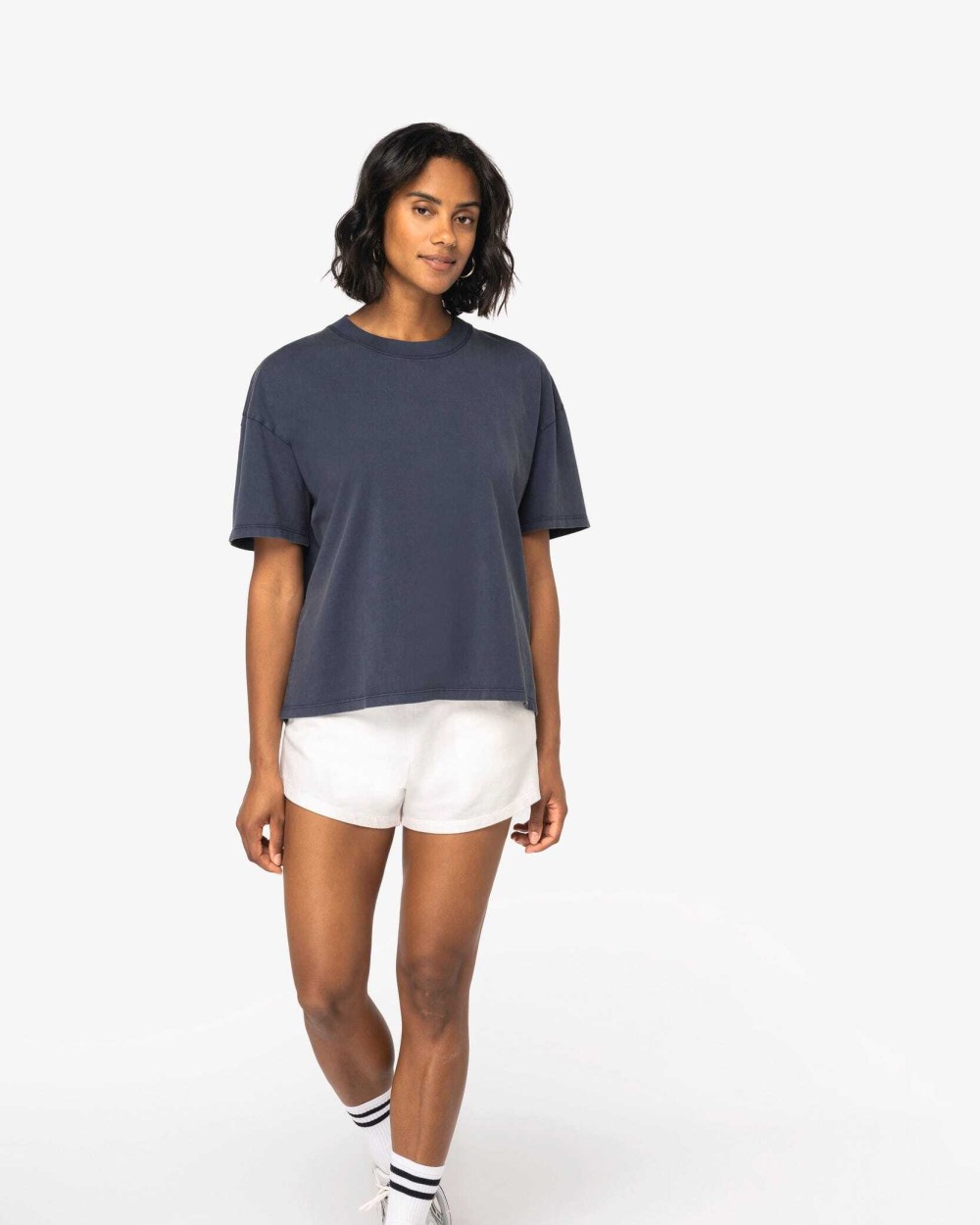 T-shirts NATIVE SPIRIT Ecologisch oversized verwassen t-shirt voor bedrukking &amp; borduring