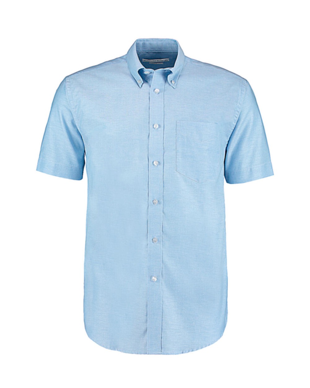 KUSTOM KIT Classic Fit Workwear Oxford Shirt SSL Hemden personalisierbar